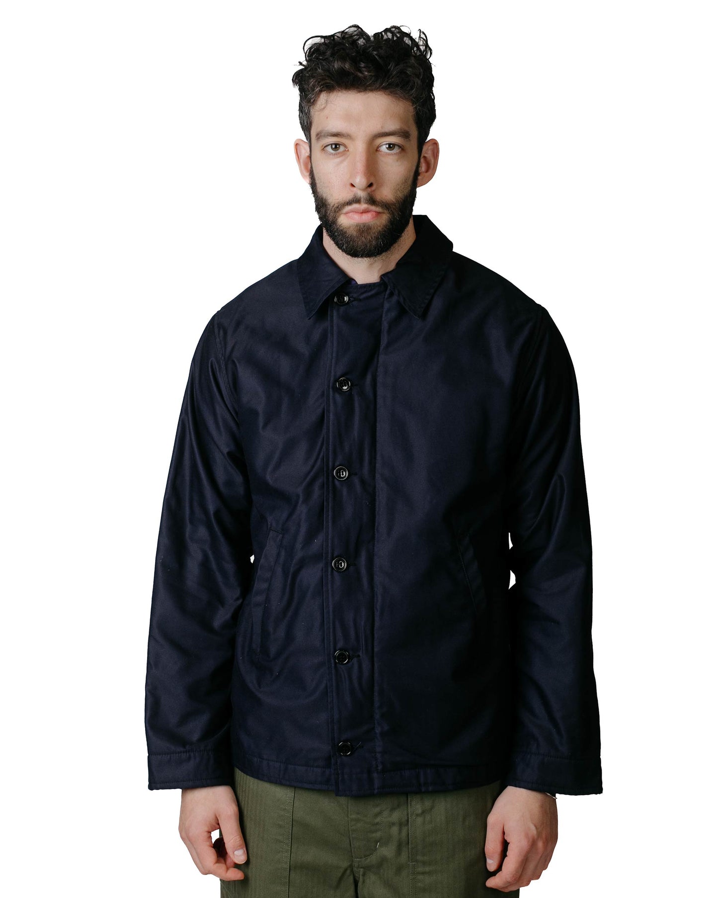 lost & found The Real McCoy's The Real McCoy's MJ23010 U.S. Navy Utility Jacket Navy