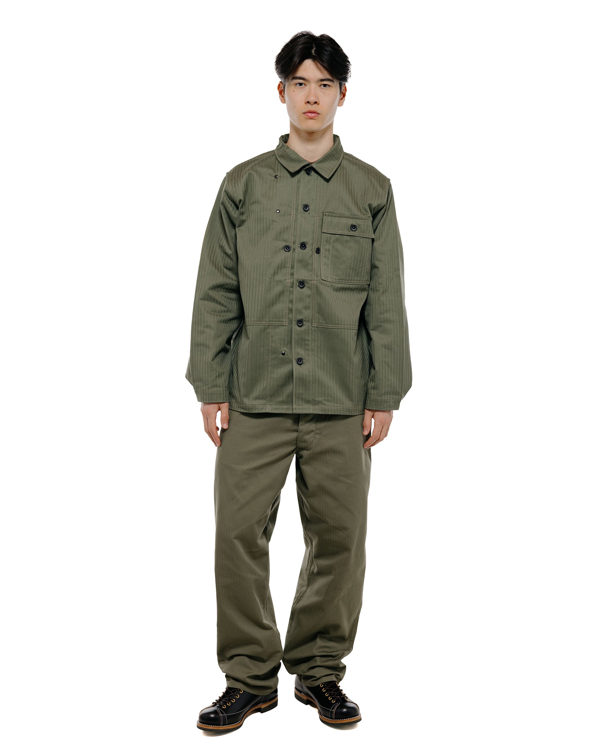 lost & found The Real McCoy's The Real McCoy's MJ23011 P-44 Utility Coat Sage Green