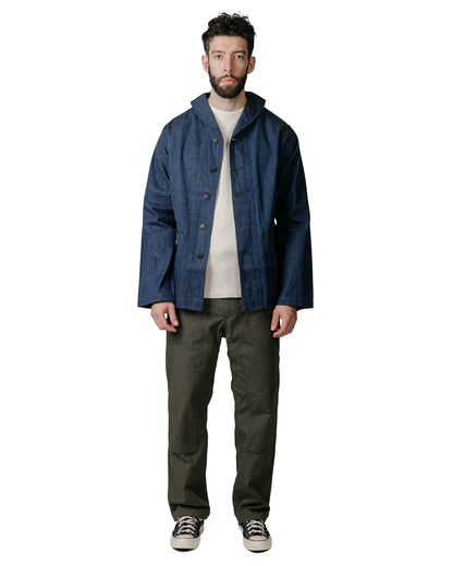 lost & found The Real McCoy's The Real McCoy's MJ23012 U.S. Navy Denim Dungaree Jumper Indigo