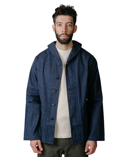 lost & found The Real McCoy's The Real McCoy's MJ23012 U.S. Navy Denim Dungaree Jumper Indigo