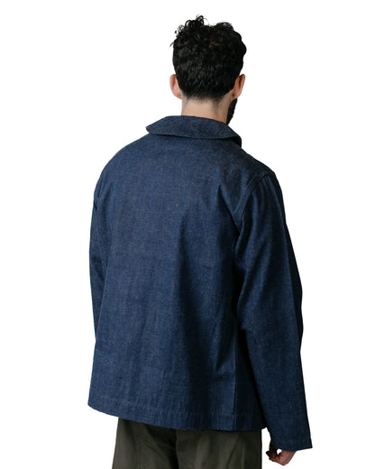 lost & found The Real McCoy's The Real McCoy's MJ23012 U.S. Navy Denim Dungaree Jumper Indigo