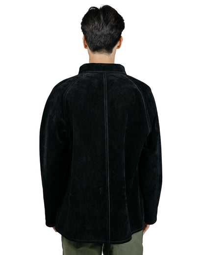 The Real McCoy's MJ23014 8HU Leather Welder Jacket Black