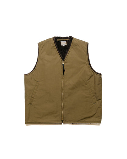 lost & found The Real McCoy's The Real McCoy's MJ23107 USN Alpaca Vest Khaki