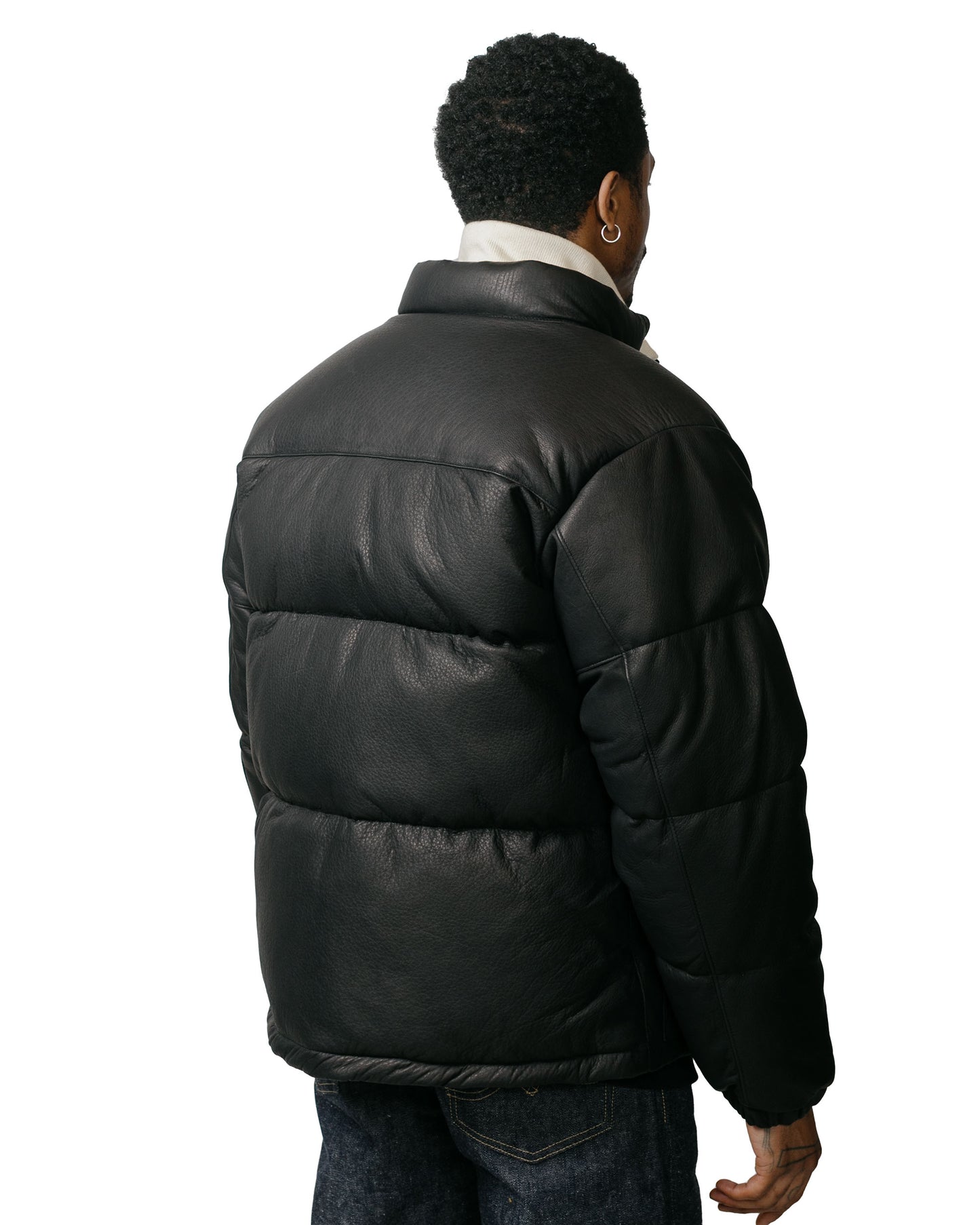 lost & found The Real McCoy's The Real McCoy's MJ23119 Deerskin Down Jacket Black