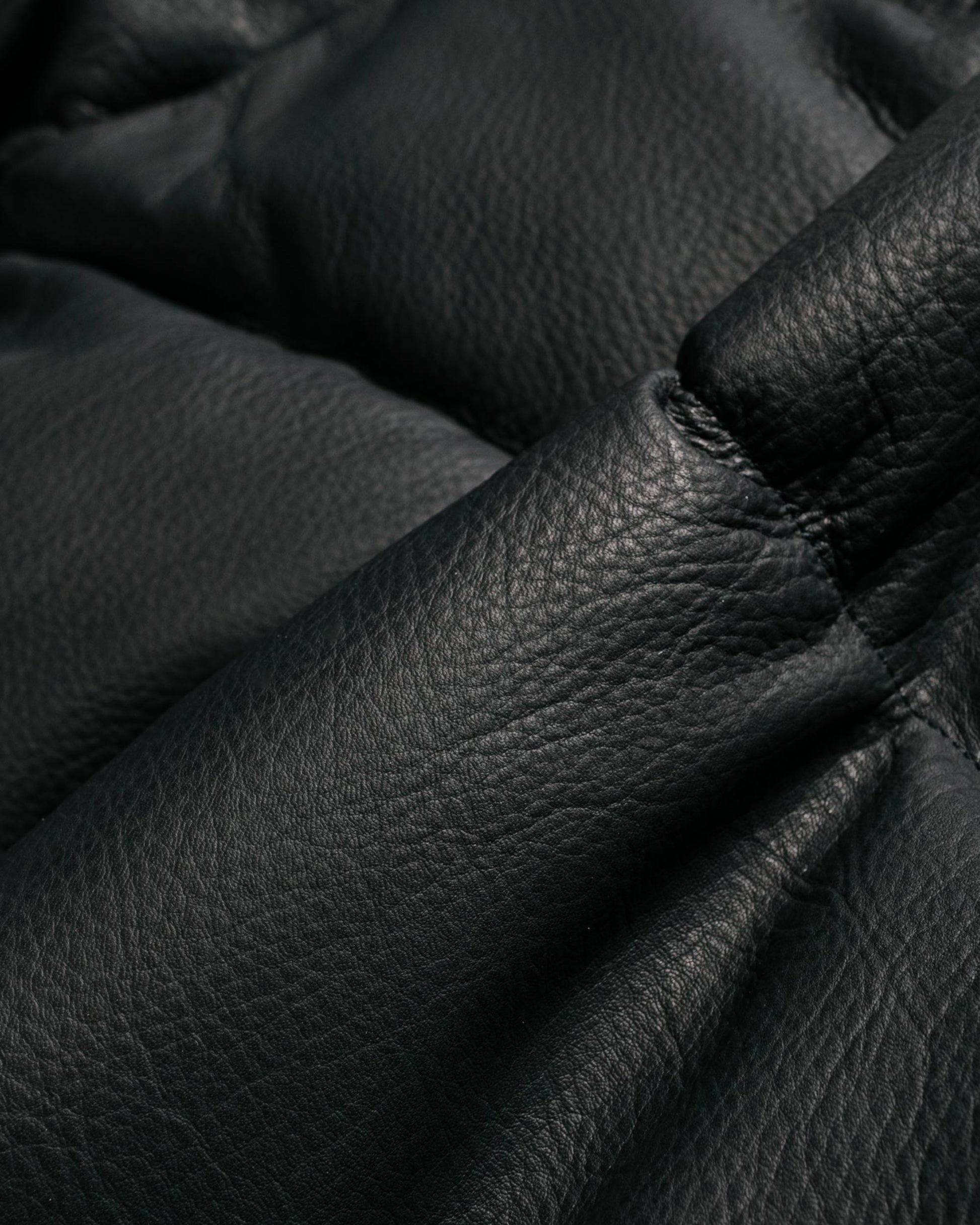 lost & found The Real McCoy's The Real McCoy's MJ23119 Deerskin Down Jacket Black