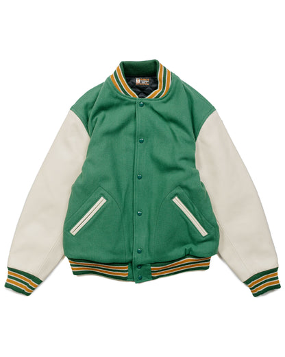 lost & found The Real McCoy's The Real McCoy's MJ23120 Wool Varsity Jacket Shamrock