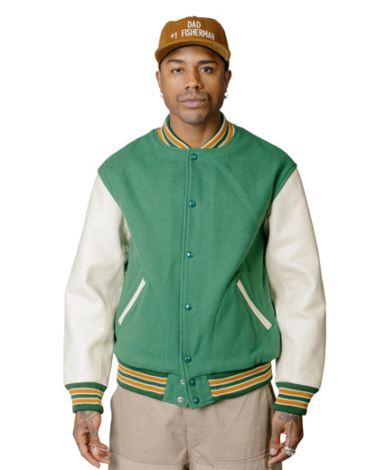 lost & found The Real McCoy's The Real McCoy's MJ23120 Wool Varsity Jacket Shamrock