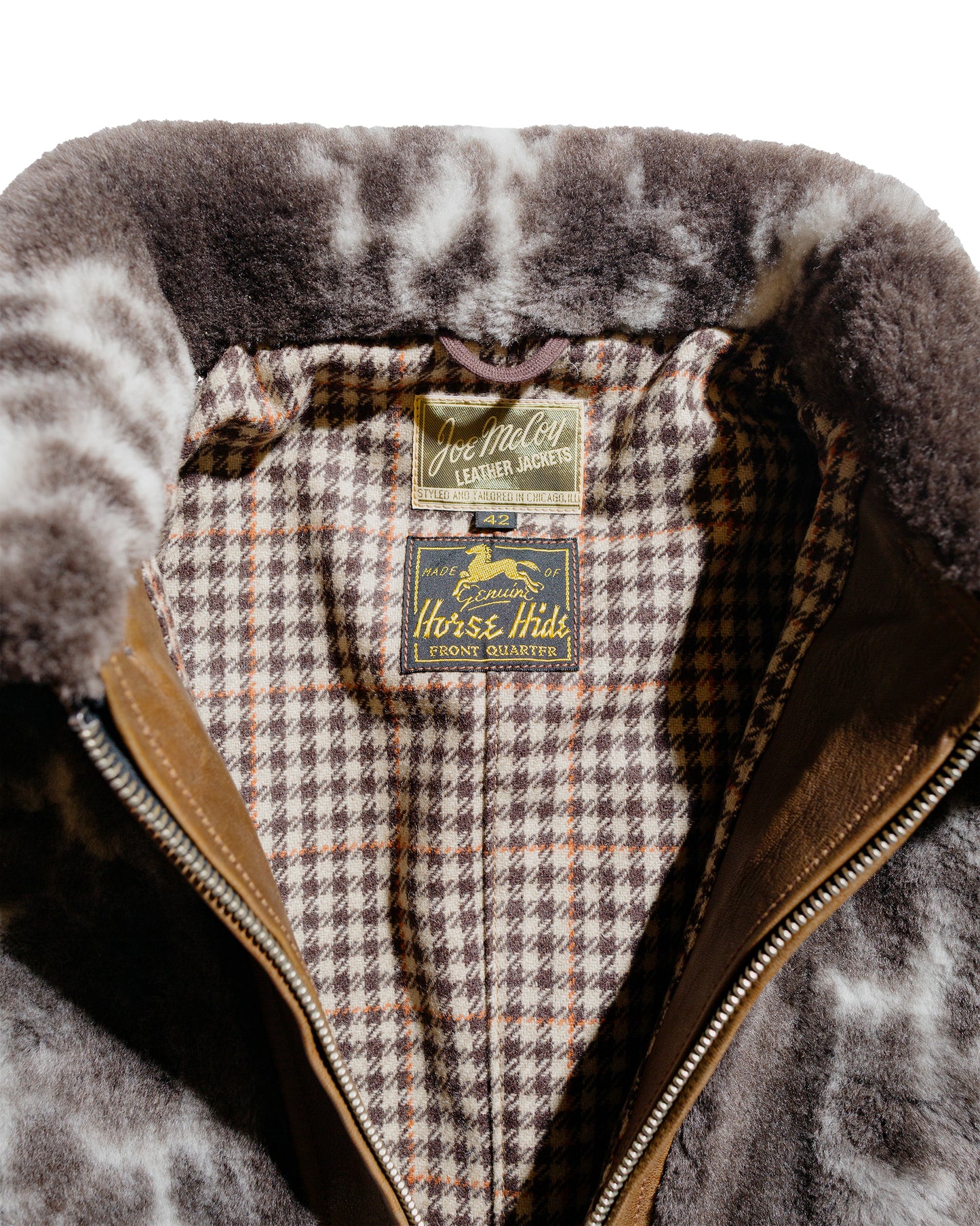 lost & found The Real McCoy's The Real McCoy's MJ23123 Aklak Grizzly Jacket / Brown, Jacob Brown