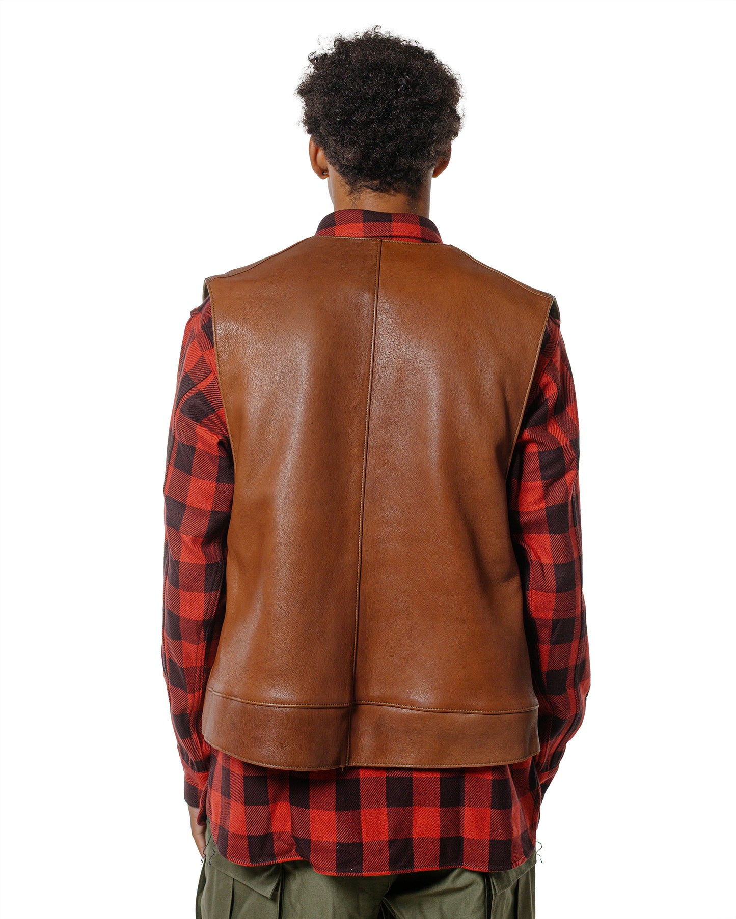 lost & found The Real McCoy's The Real McCoy's MJ24003 Jerkin Vest / Sheepskin Brown
