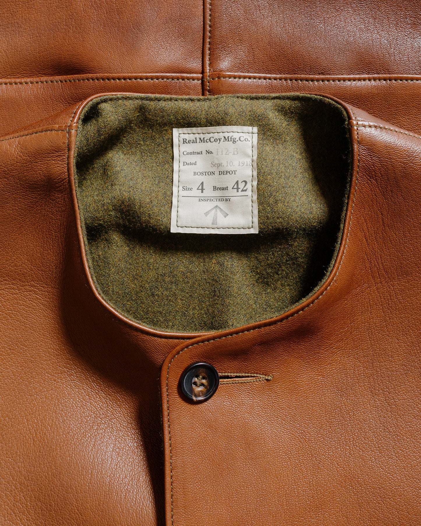 lost & found The Real McCoy's The Real McCoy's MJ24003 Jerkin Vest / Sheepskin Brown