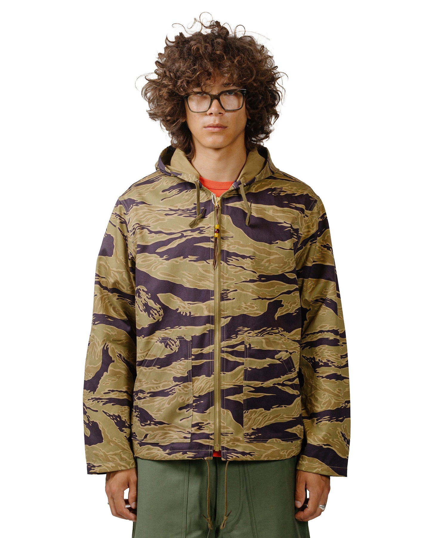 lost & found The Real McCoy's The Real McCoy's MJ24004 Tiger Camouflage Parka / Advisor Khaki