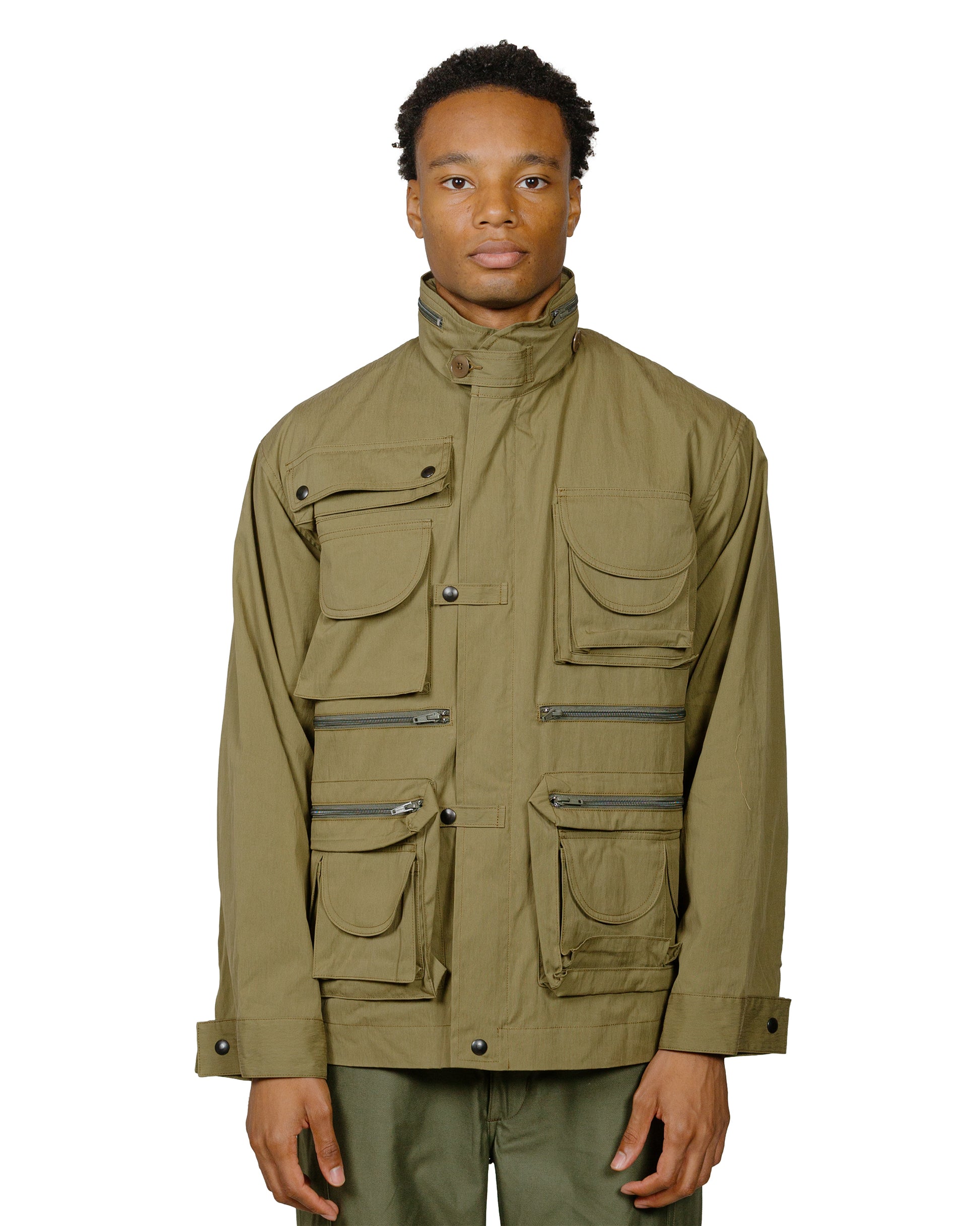 lost & found The Real McCoy's The Real McCoy's MJ24009 Photographer Utility Jacket Olive