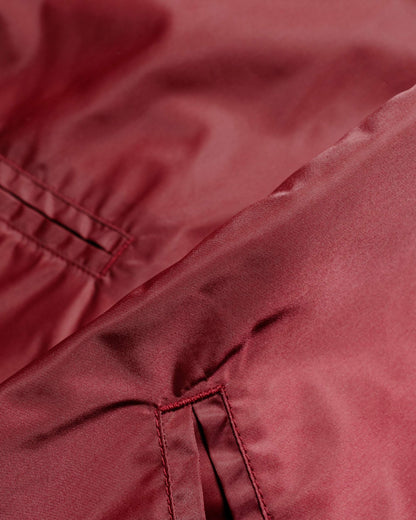 lost & found The Real McCoy's The Real McCoy's MJ24010 Nylon Cotton Lined Coach Jacket Burgundy