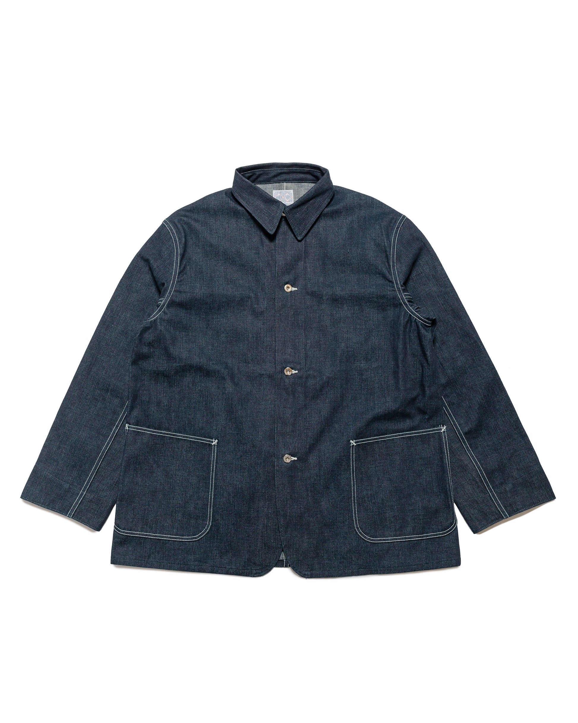 lost & found The Real McCoy's The Real McCoy's MJ24013 WWII Denim Chore Coat Indigo