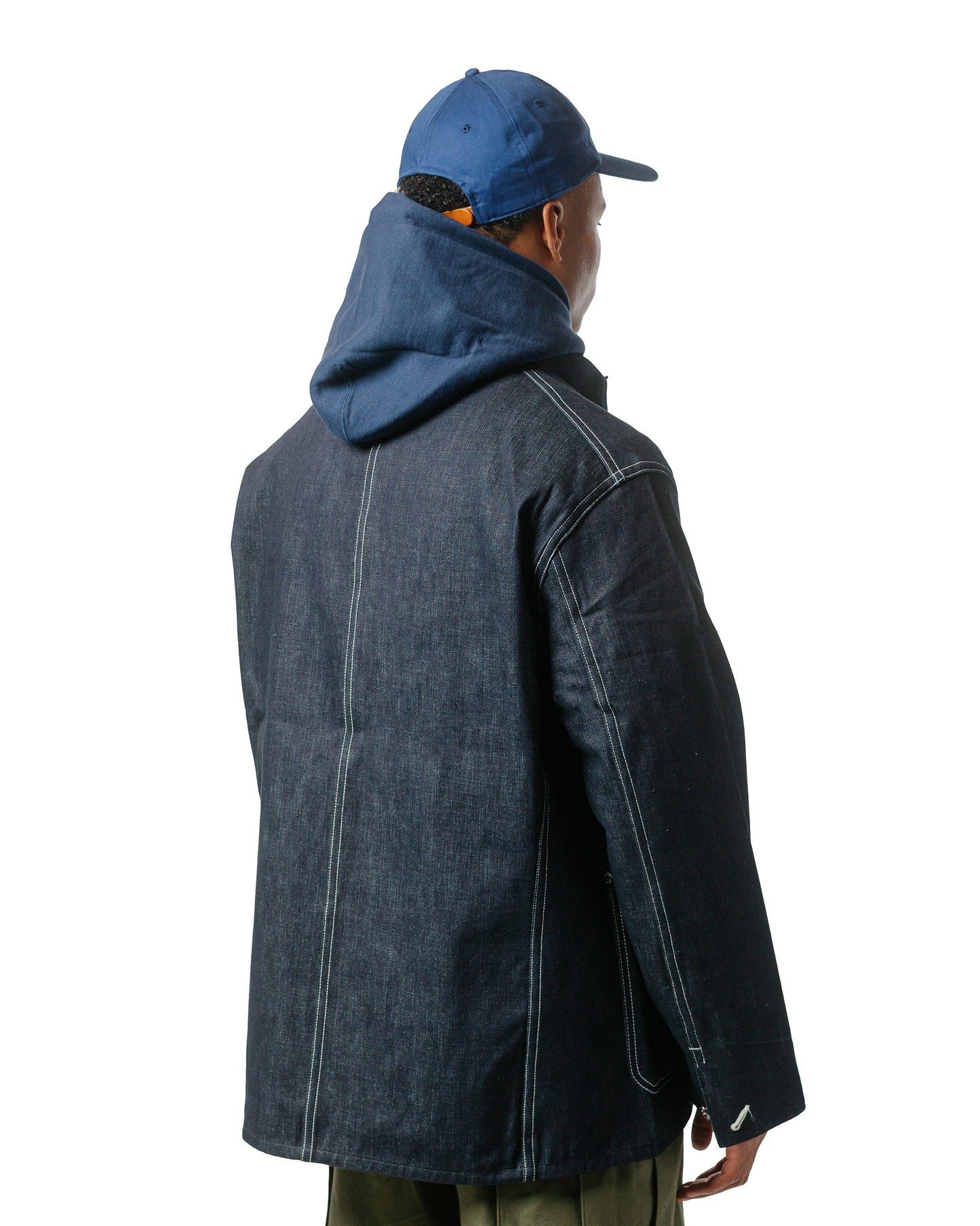 lost & found The Real McCoy's The Real McCoy's MJ24013 WWII Denim Chore Coat Indigo
