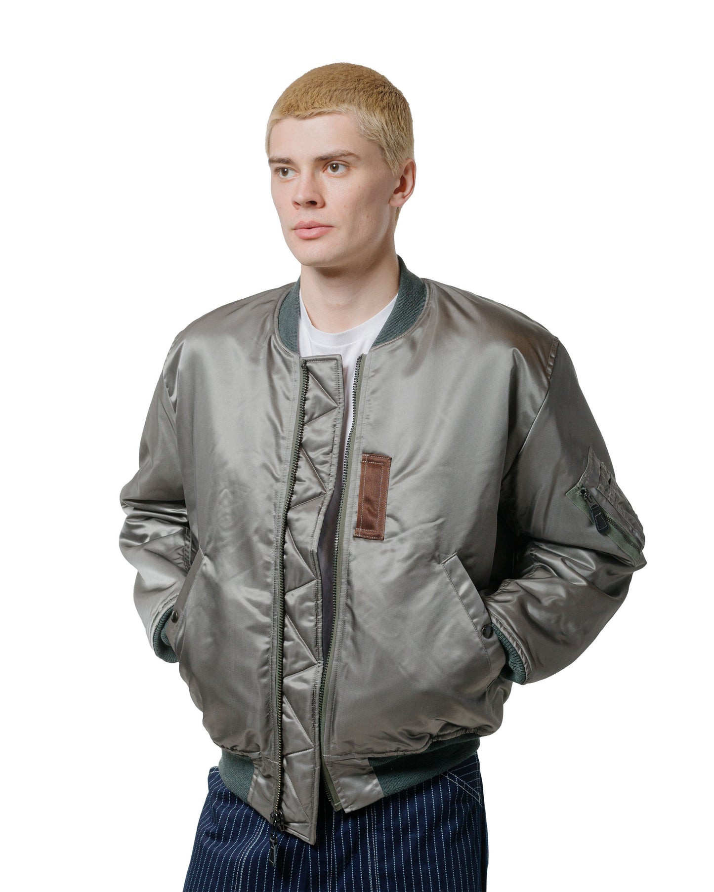 lost & found The Real McCoy's The Real McCoy's MJ24102 Type MA-1 Real McCoy Mfg. Co. / J-8279 Silver Gray