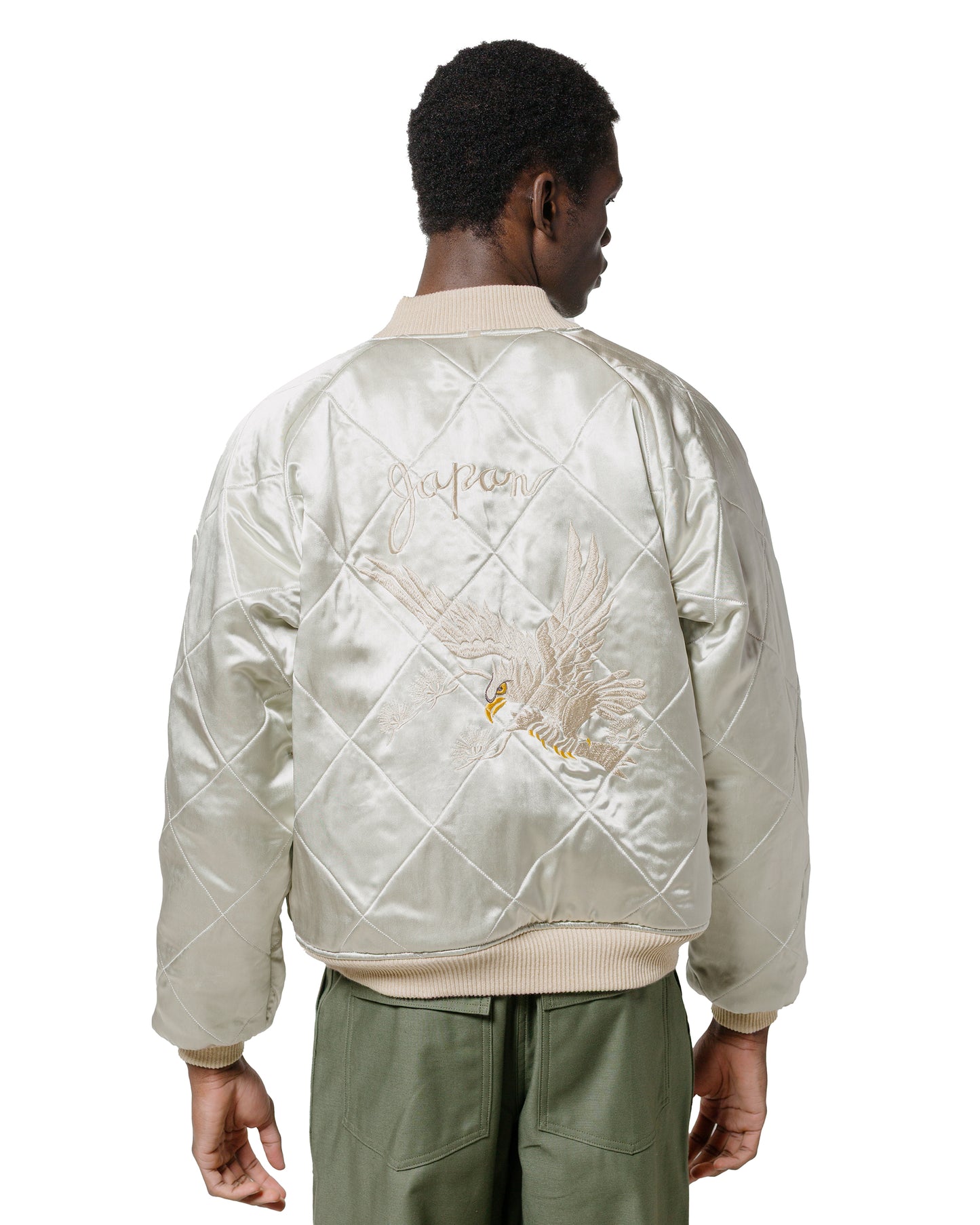 lost & found The Real McCoy's The Real McCoy's MJ24103 Souvenir Suka Jacket / Tiger And Eagle Black
