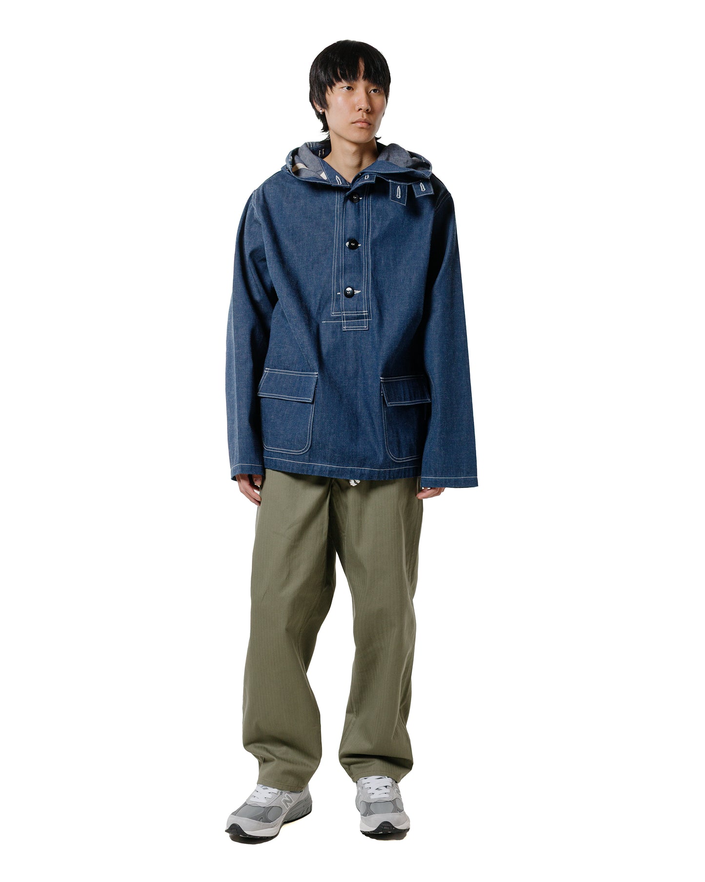 lost & found The Real McCoy's The Real McCoy's MJ24107 U.S. Navy Denim Parka Indigo