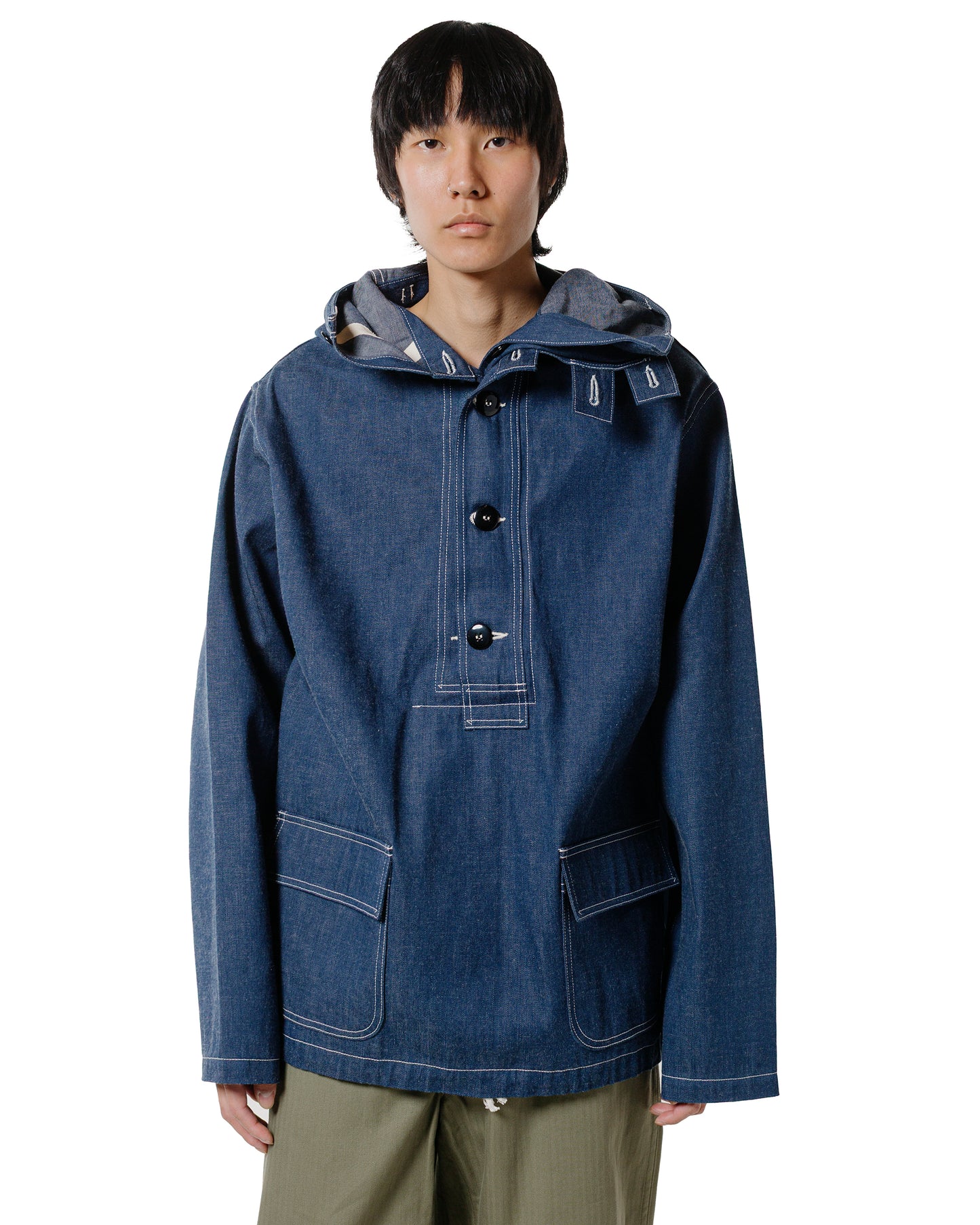 lost & found The Real McCoy's The Real McCoy's MJ24107 U.S. Navy Denim Parka Indigo