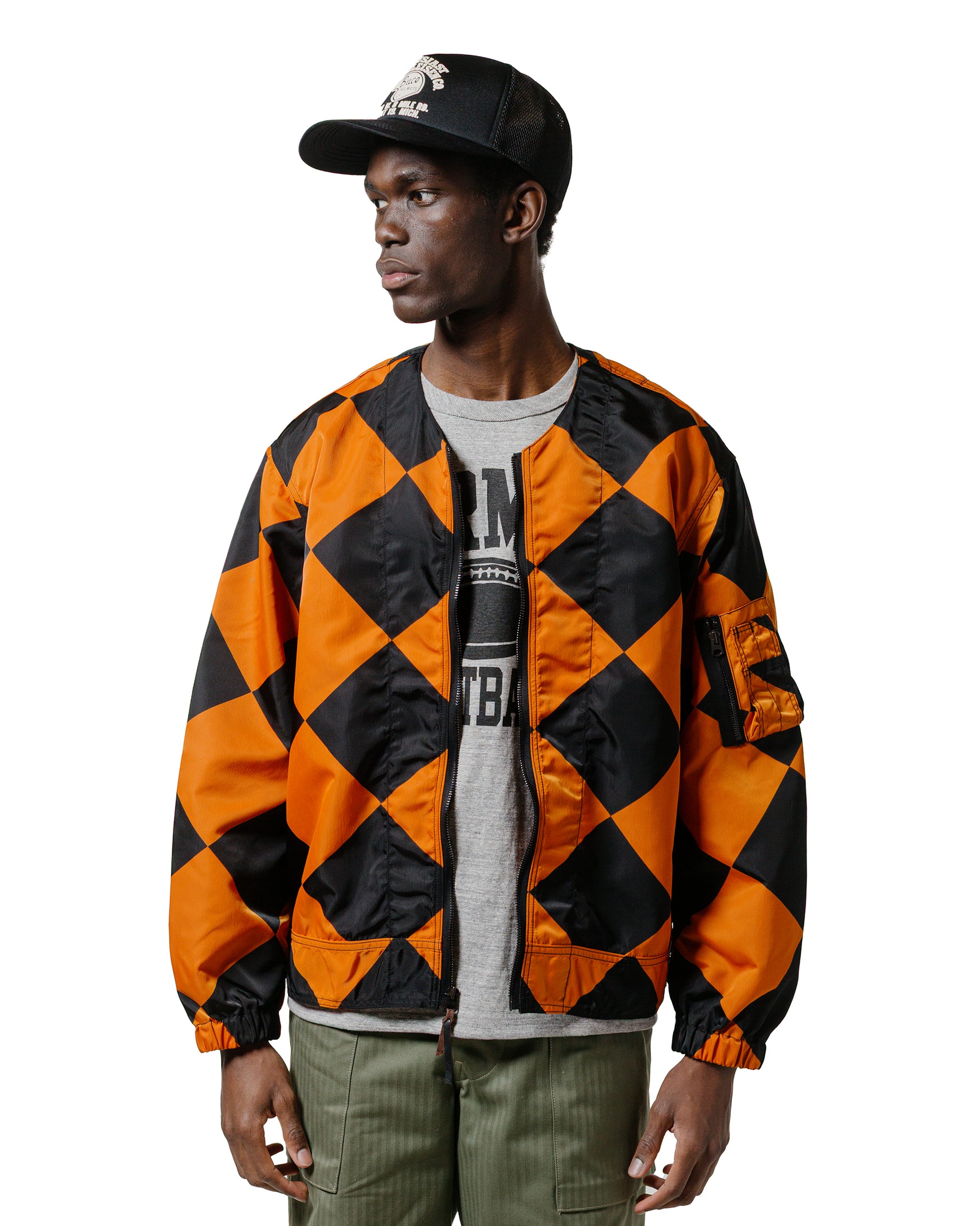 lost & found The Real McCoy's The Real McCoy's MJ25008 Jacket, Linecrewman, Identifying, Type G-1 Orange/Black