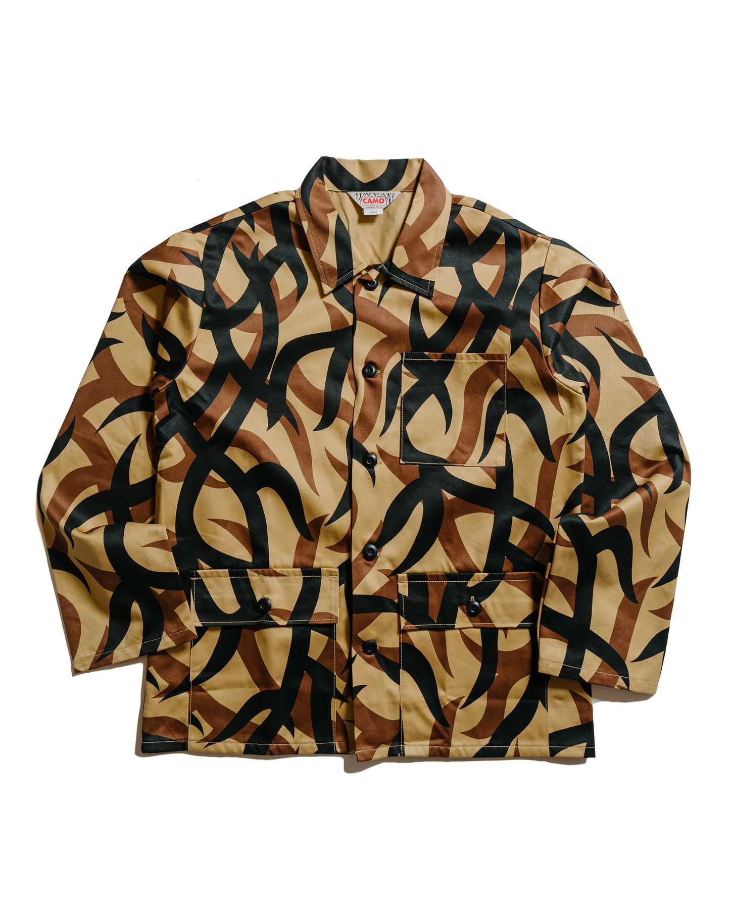 lost & found The Real McCoy's The Real McCoy's MJ25013 Tribal Camouflage Combat Jacket Beige