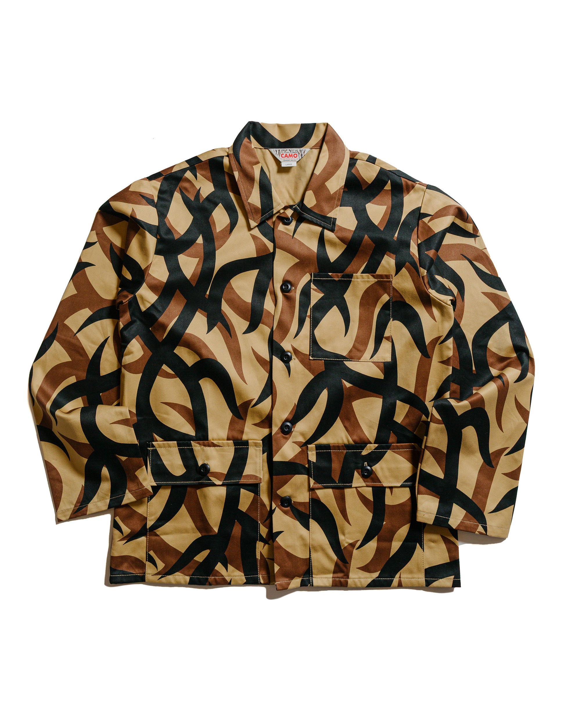 lost & found The Real McCoy's The Real McCoy's MJ25013 Tribal Camouflage Combat Jacket Beige