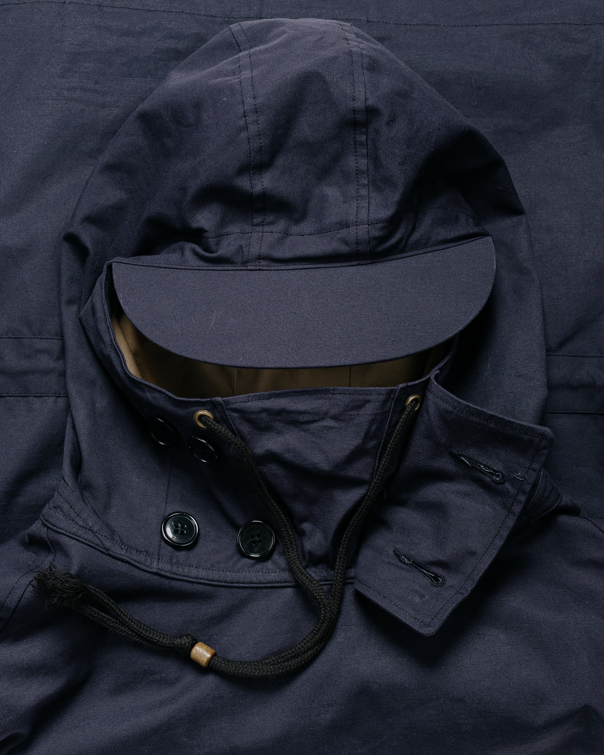 lost & found The Real McCoy's The Real McCoy's MJ25101 Royal Navy Windproof Deck Smock, 1st Pattern Cotton Jacket Navy