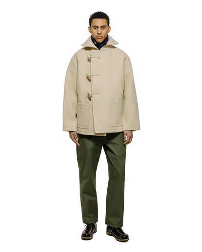 lost & found The Real McCoy's The Real McCoy's MJ25102 WWII British Fearnought Duffle Coat, ARP Ecru