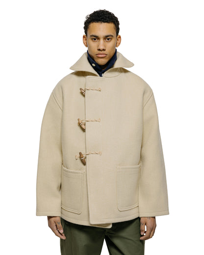 lost & found The Real McCoy's The Real McCoy's MJ25102 WWII British Fearnought Duffle Coat, ARP Ecru