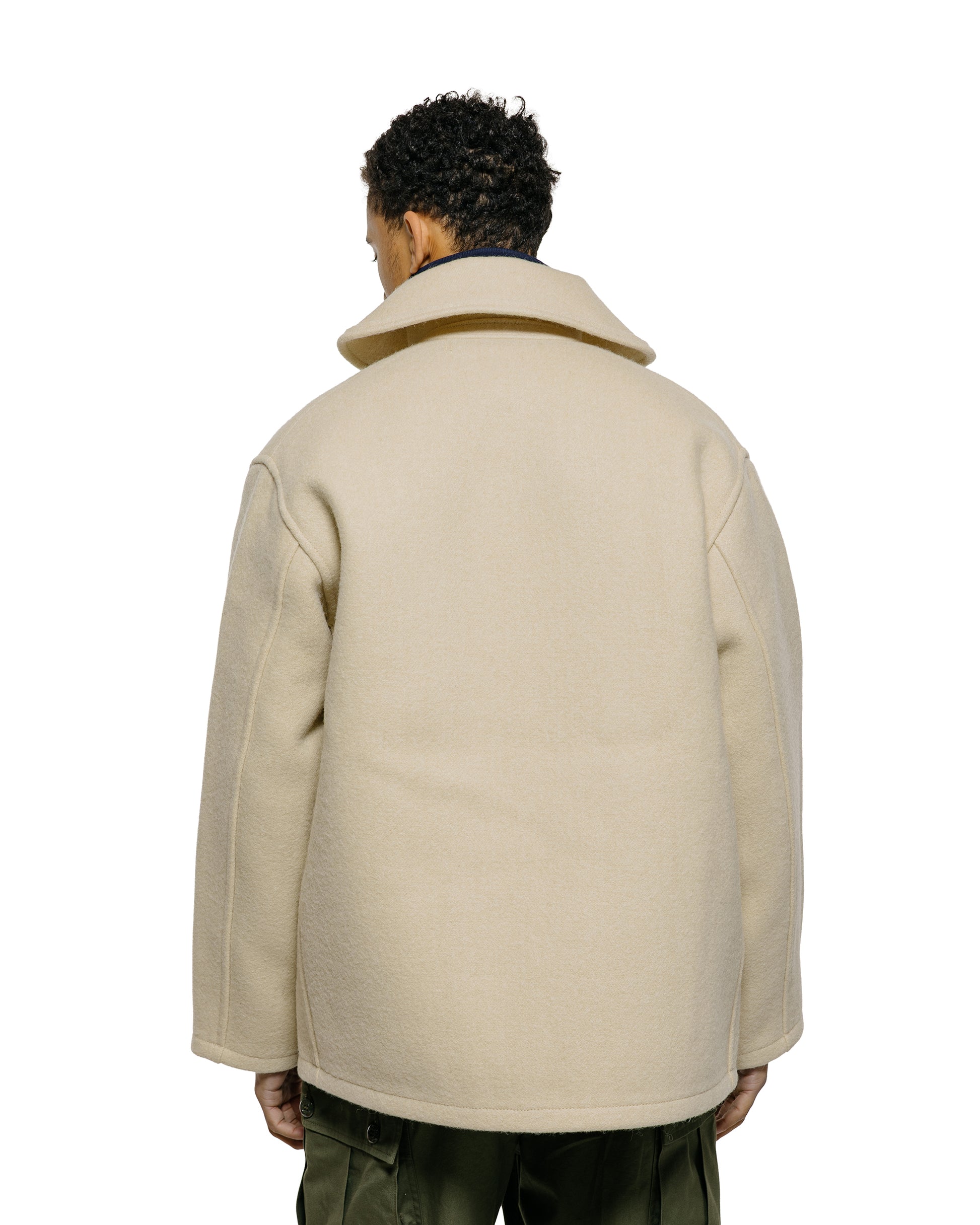 lost & found The Real McCoy's The Real McCoy's MJ25102 WWII British Fearnought Duffle Coat, ARP Ecru