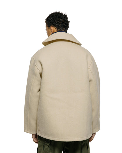 lost & found The Real McCoy's The Real McCoy's MJ25102 WWII British Fearnought Duffle Coat, ARP Ecru