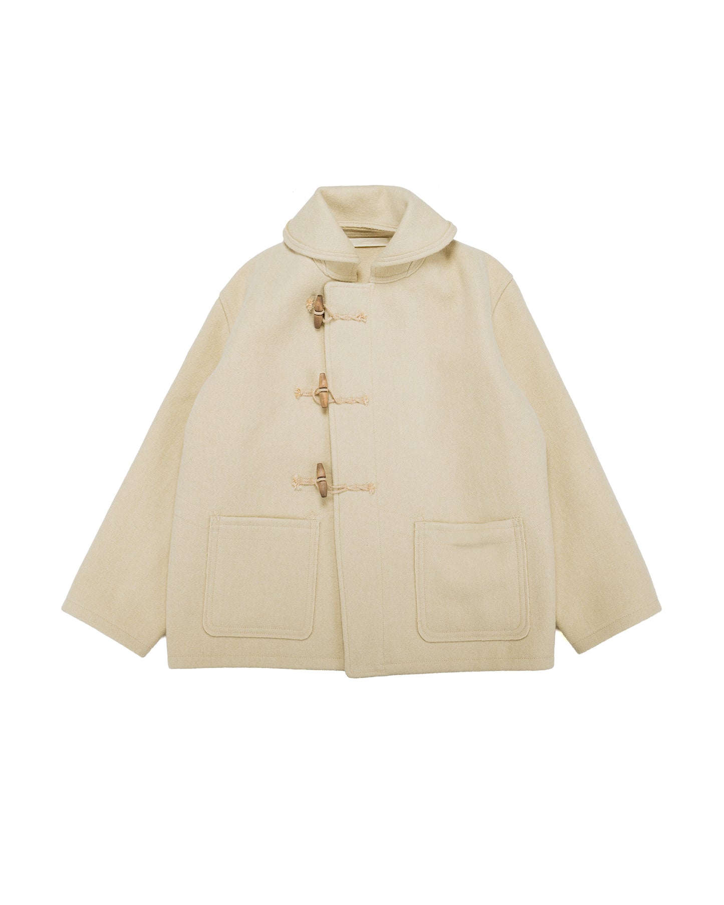 lost & found The Real McCoy's The Real McCoy's MJ25102 WWII British Fearnought Duffle Coat, ARP Ecru