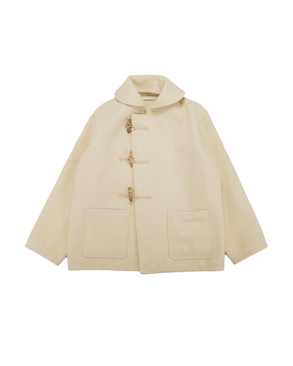 lost & found The Real McCoy's The Real McCoy's MJ25102 WWII British Fearnought Duffle Coat, ARP Ecru