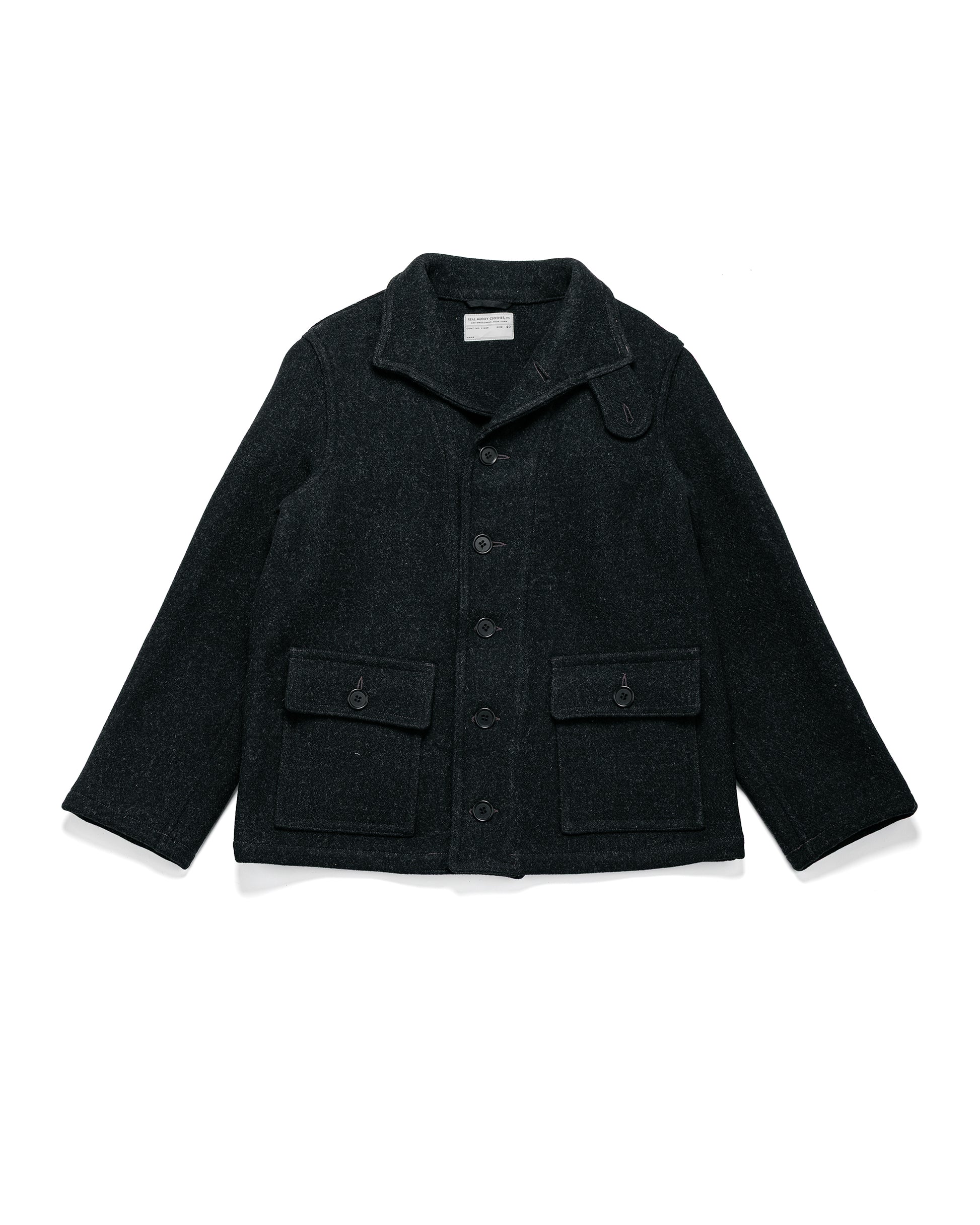 lost & found The Real McCoy's The Real McCoy's MJ25109 U.S. Navy Submarine Jacket Charcoal