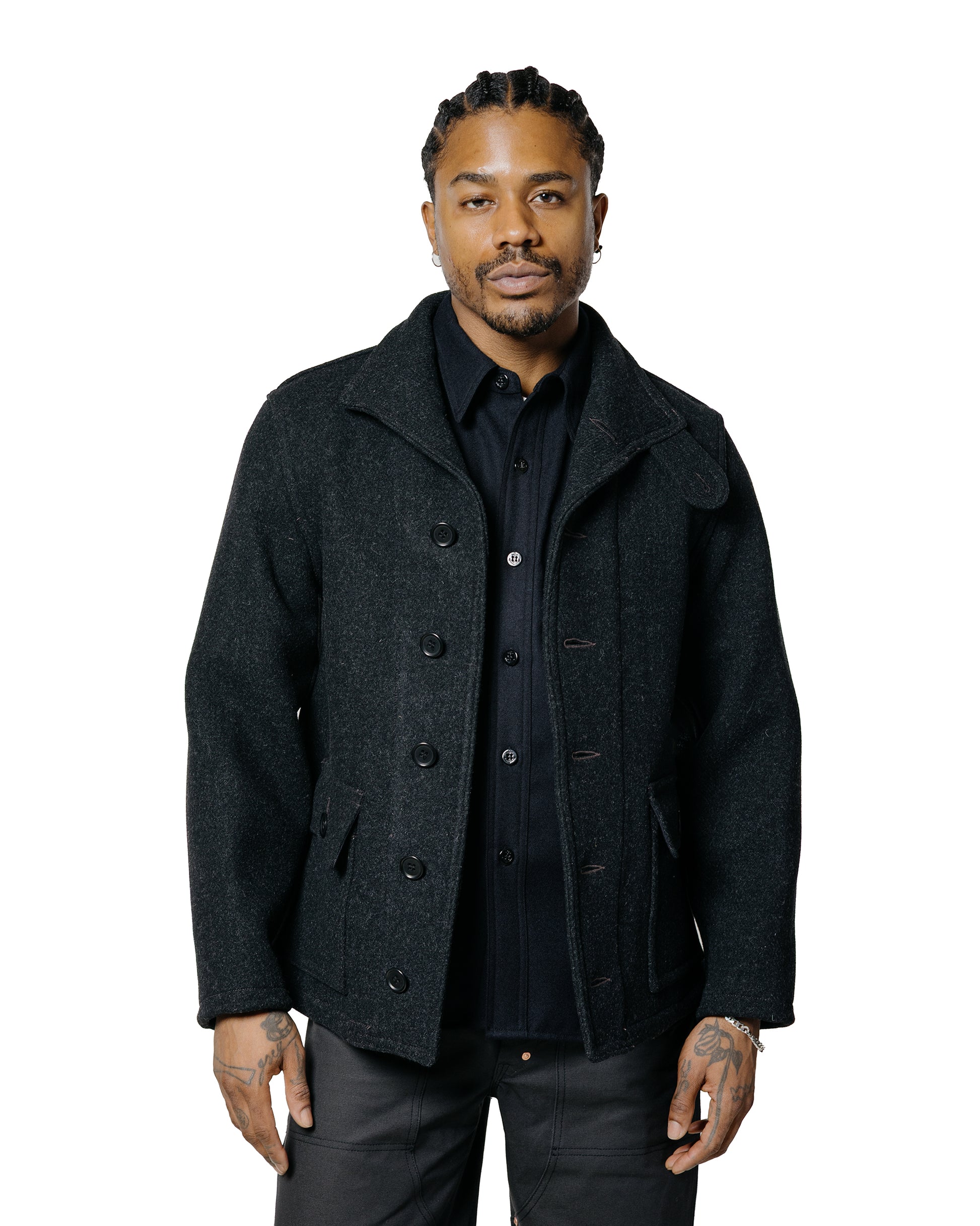 lost & found The Real McCoy's The Real McCoy's MJ25109 U.S. Navy Submarine Jacket Charcoal