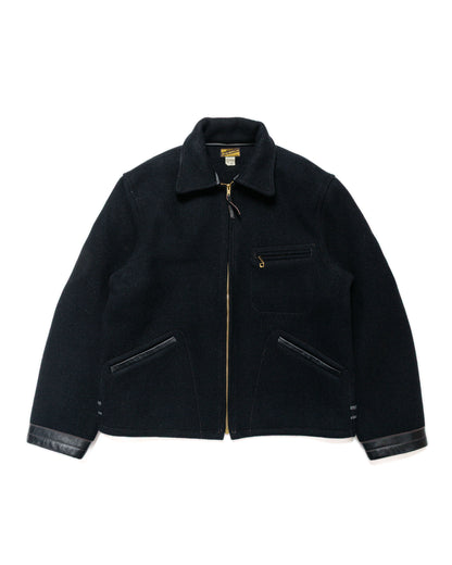 lost & found The Real McCoy's The Real McCoy's MJ25111 Wool Field Sports Jacket Black