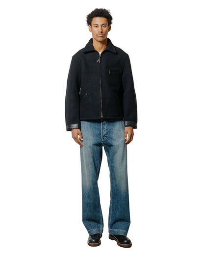 lost & found The Real McCoy's The Real McCoy's MJ25111 Wool Field Sports Jacket Black
