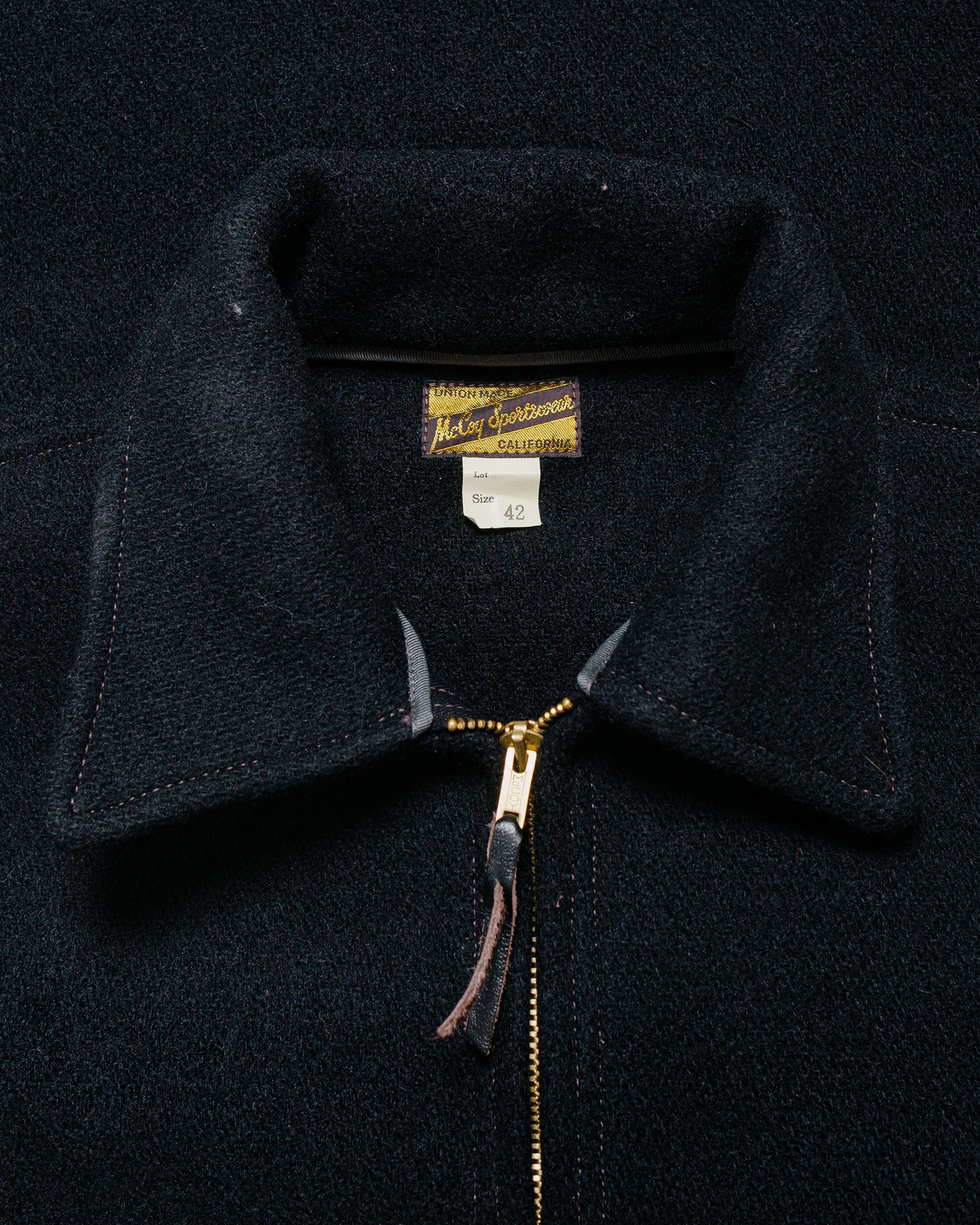 lost & found The Real McCoy's The Real McCoy's MJ25111 Wool Field Sports Jacket Black