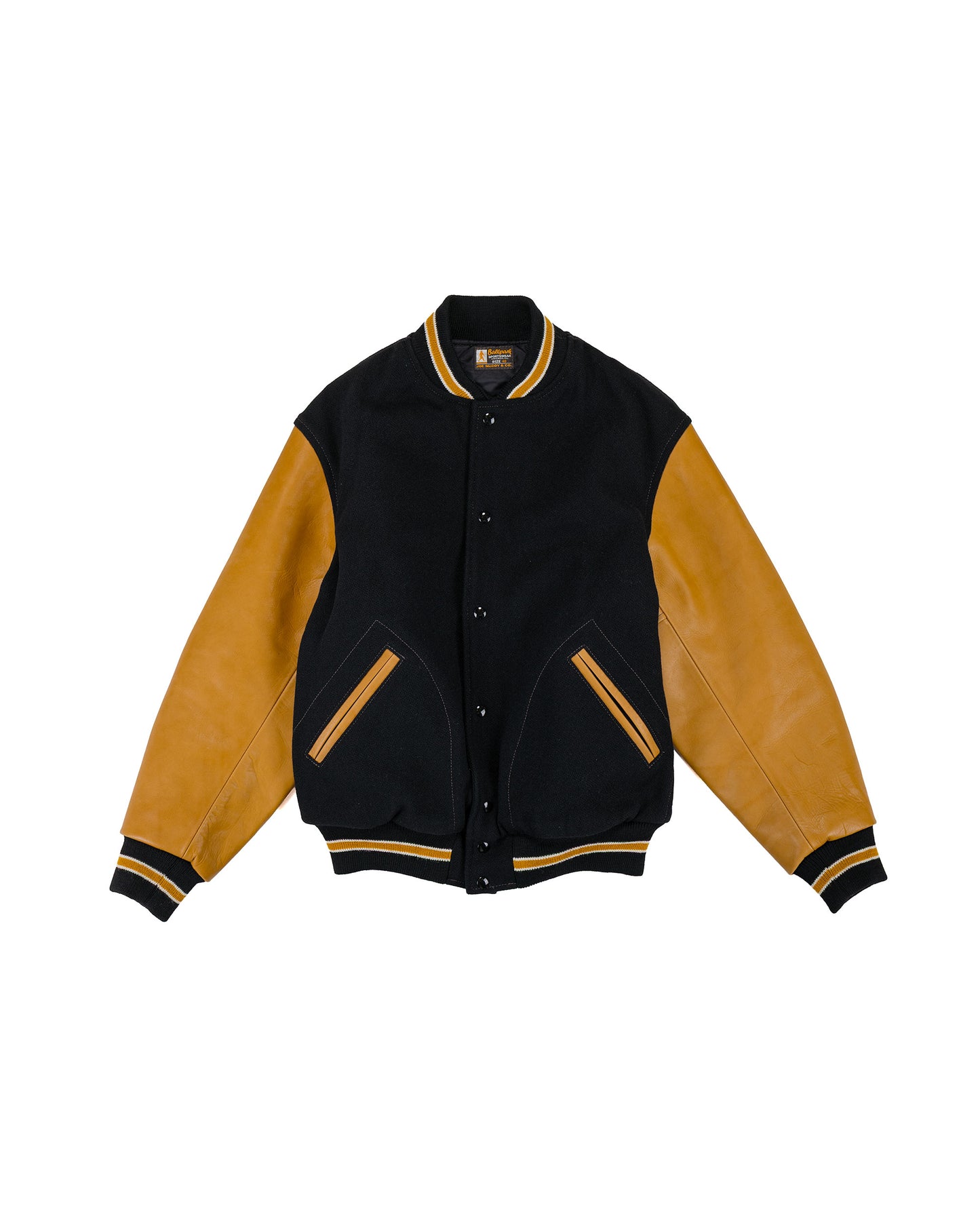 lost & found The Real McCoy's The Real McCoy's MJ25116 Wool Varsity Jacket Black
