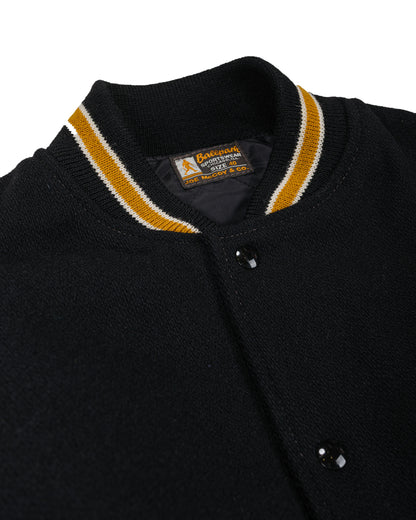 lost & found The Real McCoy's The Real McCoy's MJ25116 Wool Varsity Jacket Black