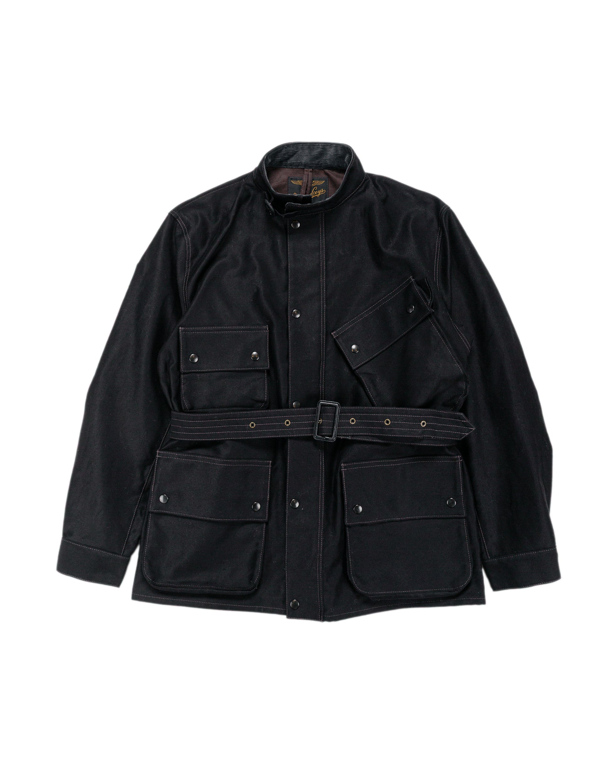 lost & found The Real McCoy's The Real McCoy's MJ25122 Heavy Cotton Enduro Racing Jacket Black
