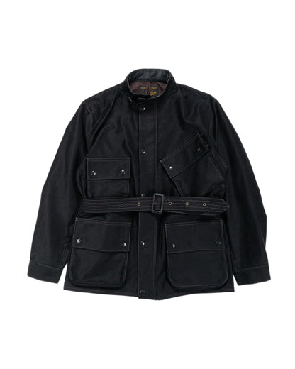 lost & found The Real McCoy's The Real McCoy's MJ25122 Heavy Cotton Enduro Racing Jacket Black