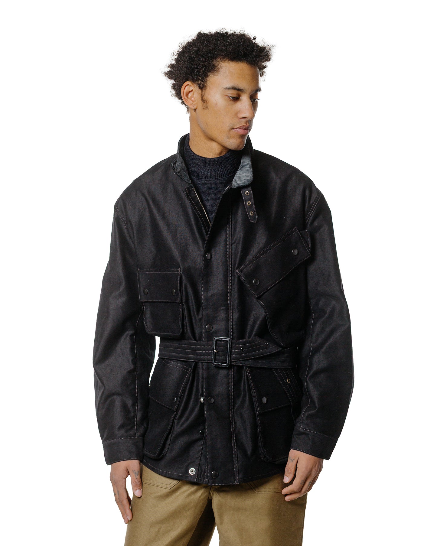 lost & found The Real McCoy's The Real McCoy's MJ25122 Heavy Cotton Enduro Racing Jacket Black