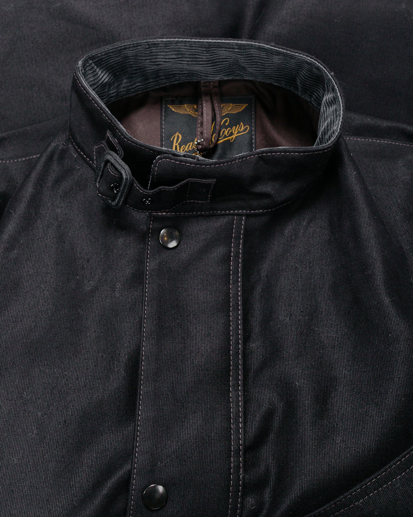 lost & found The Real McCoy's The Real McCoy's MJ25122 Heavy Cotton Enduro Racing Jacket Black