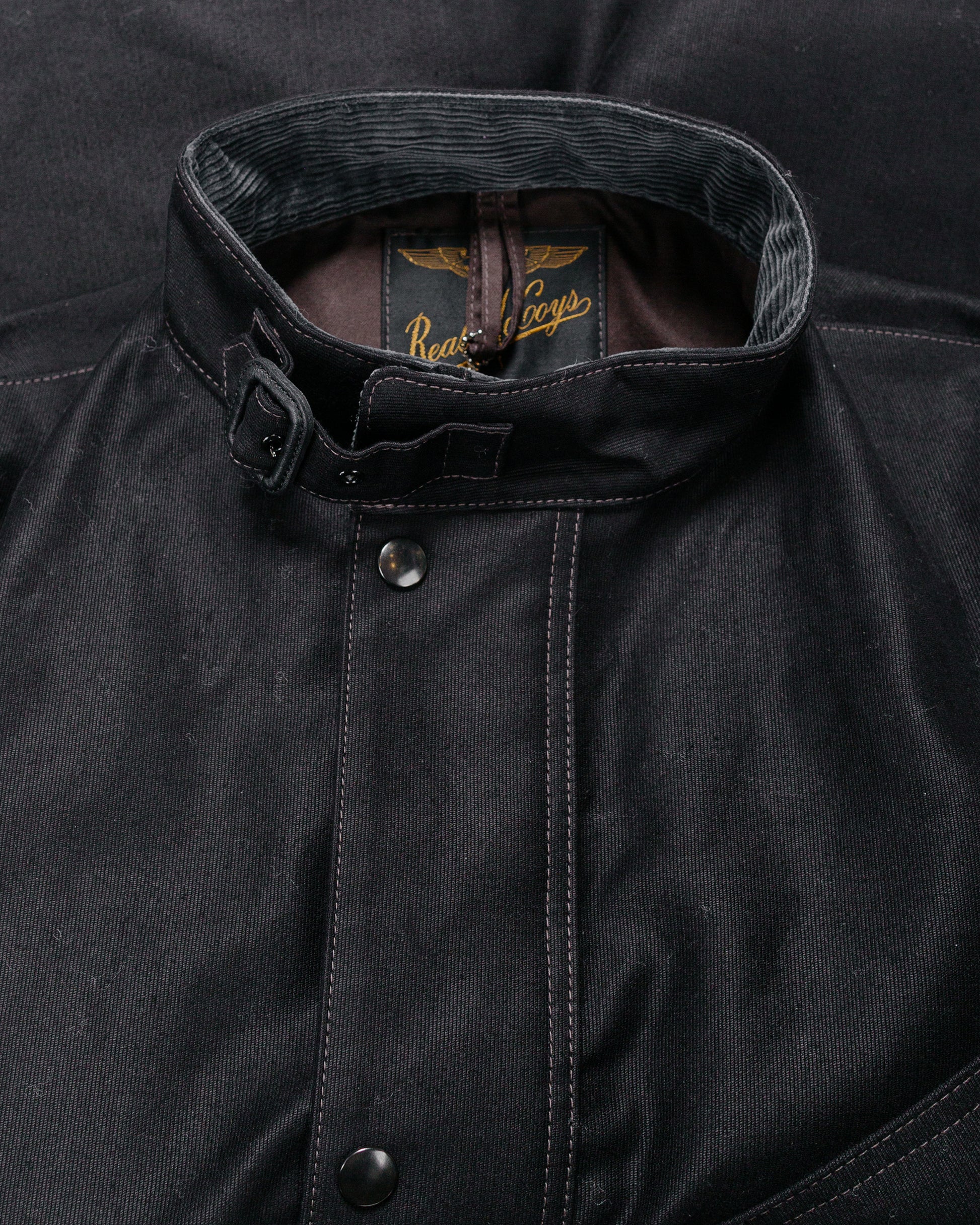 lost & found The Real McCoy's The Real McCoy's MJ25122 Heavy Cotton Enduro Racing Jacket Black
