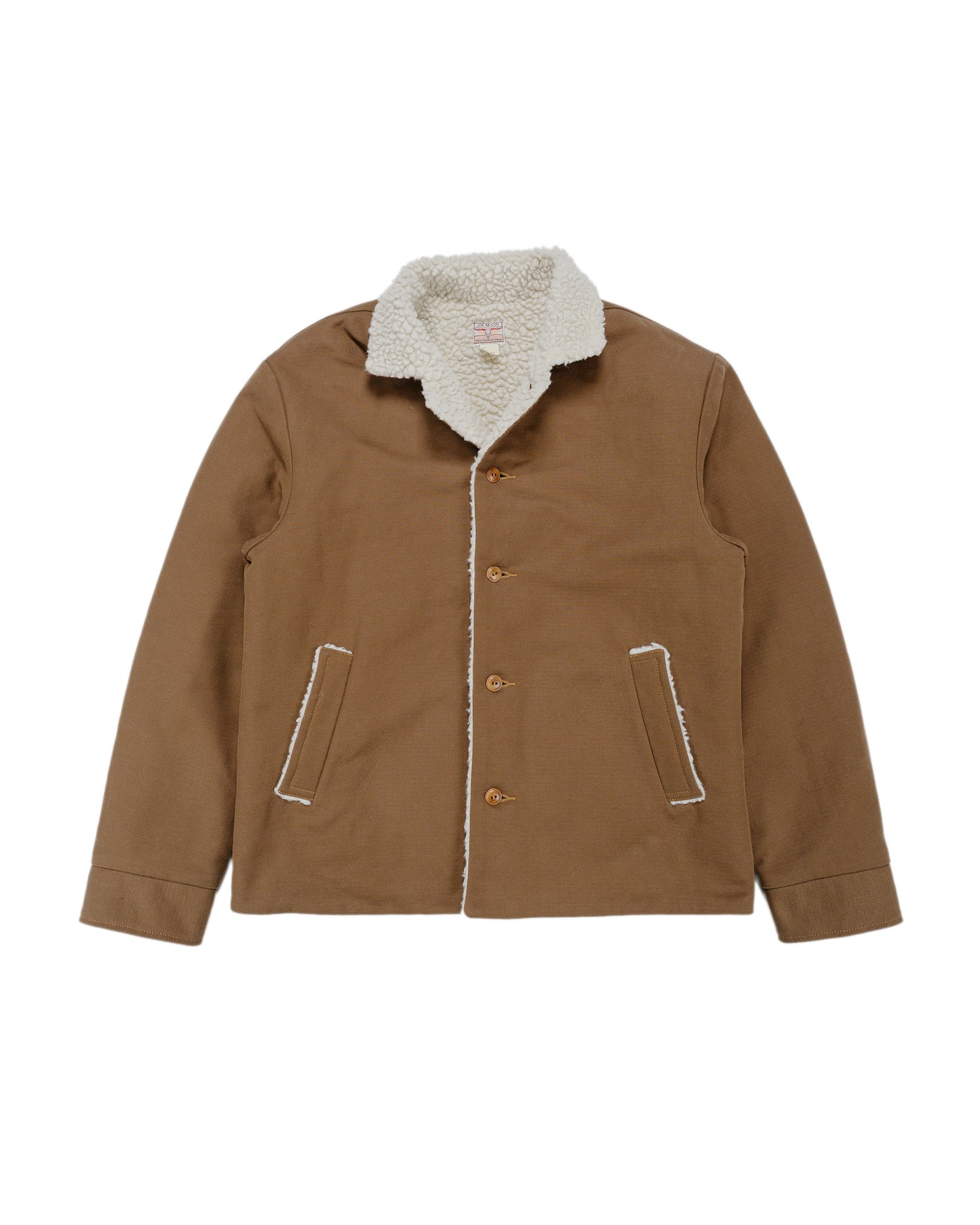 lost & found The Real McCoy's The Real McCoy's MJ25125 Moleskin Ranch Coat Brown