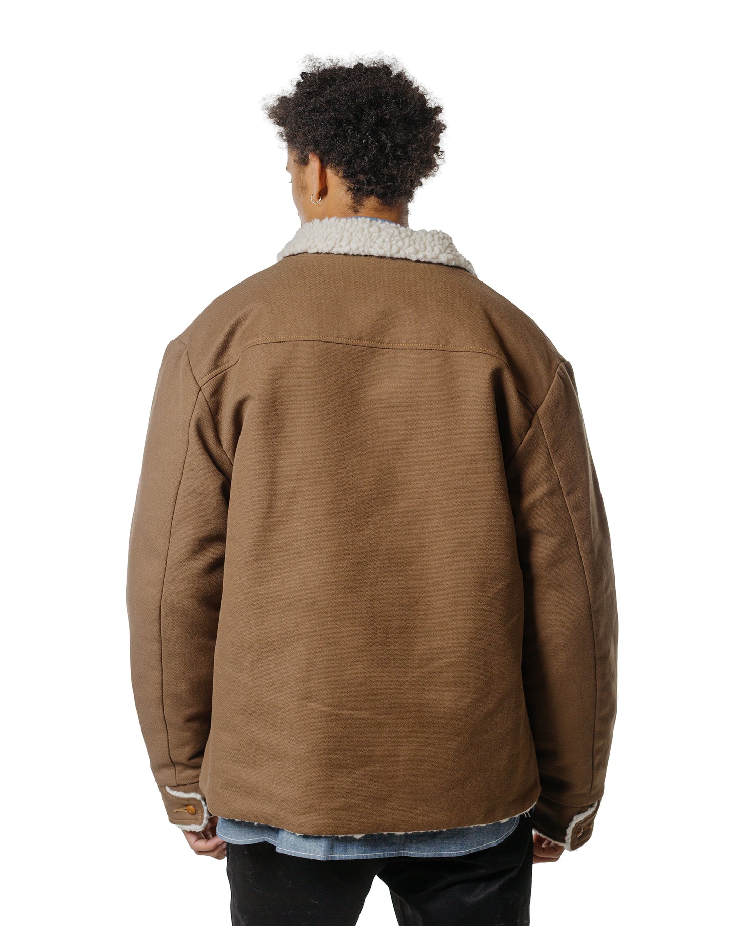 lost & found The Real McCoy's The Real McCoy's MJ25125 Moleskin Ranch Coat Brown