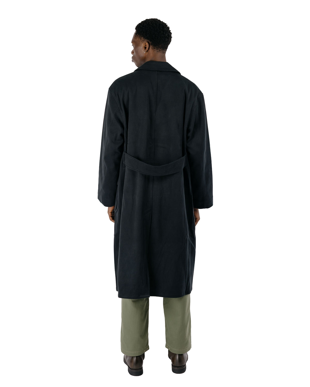 The Real McCoy's MJ26001 U.S. Coast Guard Overcoat Black