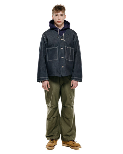 lost & found The Real McCoy's The Real McCoy's MJ26009 WWII Denim Engineer Coat Indigo