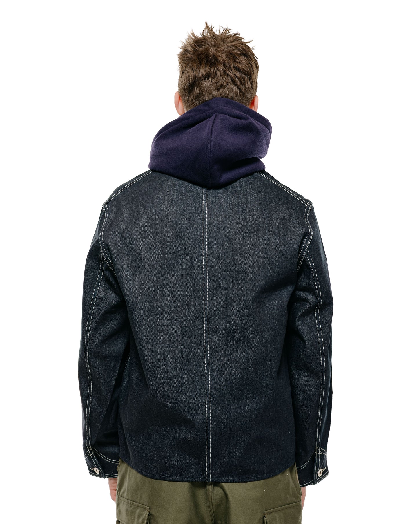 lost & found The Real McCoy's The Real McCoy's MJ26009 WWII Denim Engineer Coat Indigo